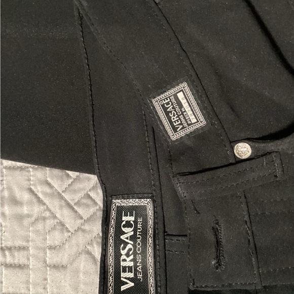 Versace Black Stretches Jeans Couture - Picture 5 of 16